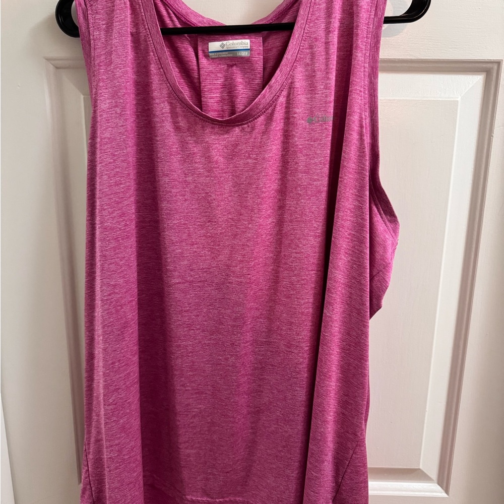 Columbia Pink Relaxed Tank Top